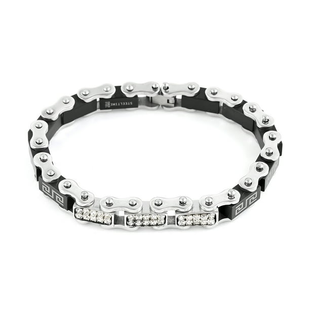 Black, 7.25 Hot Leathers Unisex-Adult Motorcycle Chain Bracelet Black, 7.25 Hot Leathers Unisex-Adult Motorcycle Chain Bracelet